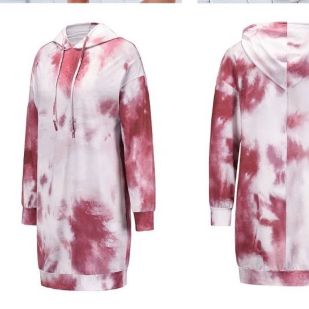 Lounge wear hoodie dress Nwot - Picture 4 of 4
